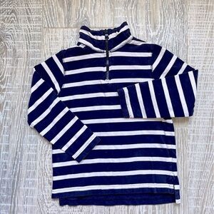 •Children’s Place• quarter zip long sleeve navy and white shirt Size 4T boys